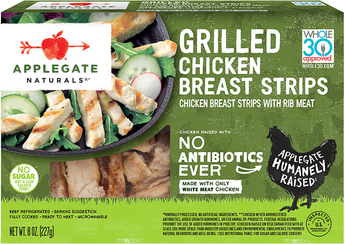 Applegate Naturals Grilled Chicken Breast Strips